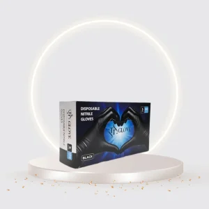 دستکش نیتریل مشکی اسمال برند تی تی گلاو